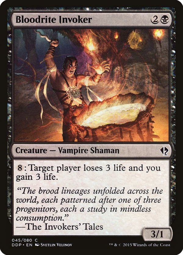Bloodrite Invoker [Duel Decks: Zendikar vs. Eldrazi] - Magic: The Gathering