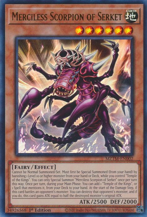 Merciless Scorpion of Serket (MZTM-EN002) [Ultra Rare] - Yu-Gi-Oh!