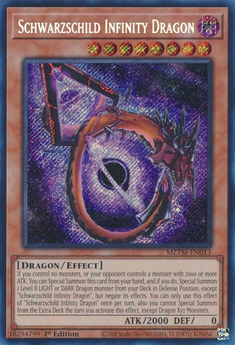 Schwarzschild Infinity Dragon (MZTM-EN013) [Secret Rare] - Yu-Gi-Oh!