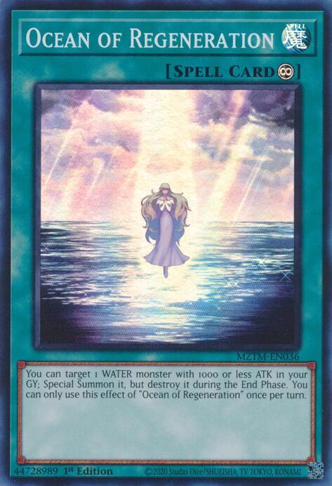 Ocean of Regeneration (MZTM-EN036) [Super Rare] - Yu-Gi-Oh!