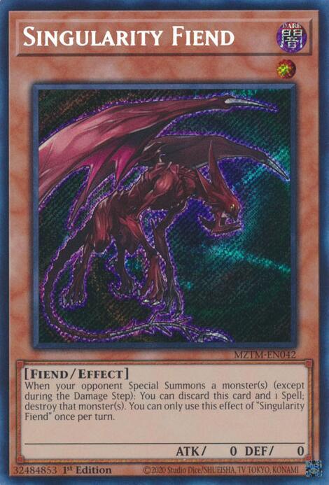 Singularity Fiend (MZTM-EN042) [Secret Rare] - Yu-Gi-Oh!
