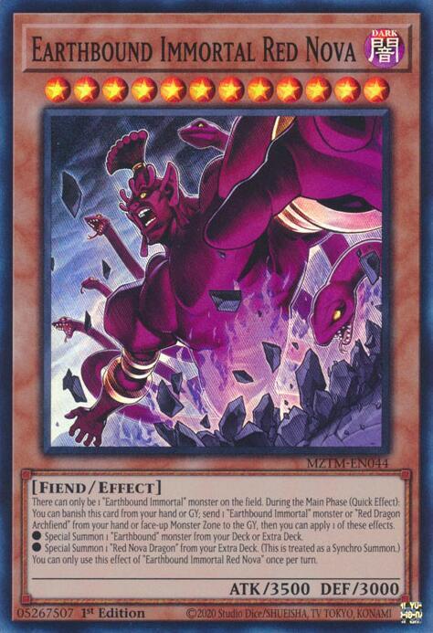 Earthbound Immortal Red Nova (MZTM-EN044) [Super Rare] - Yu-Gi-Oh!