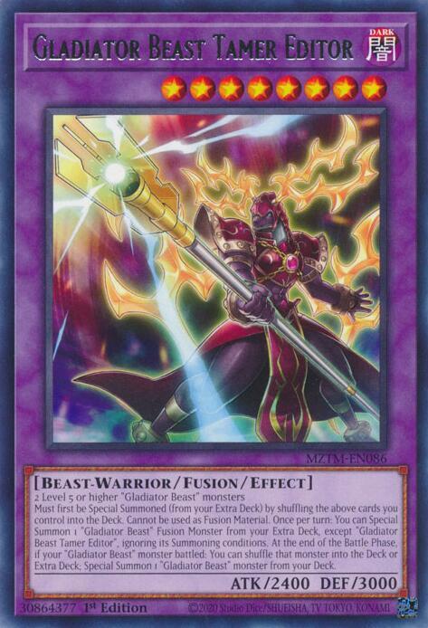 Gladiator Beast Tamer Editor