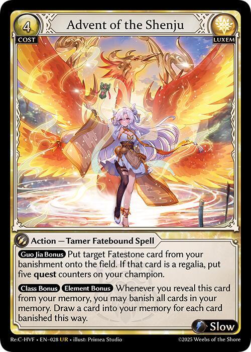 Advent of the Shenju - Grand Archive TCG