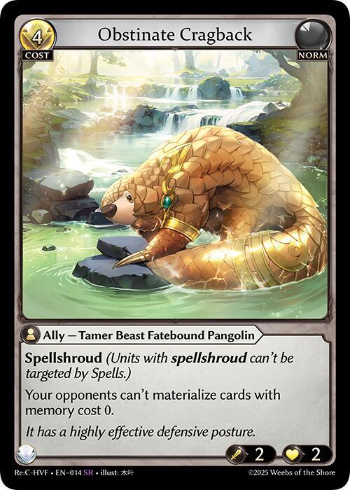 Obstinate Cragback