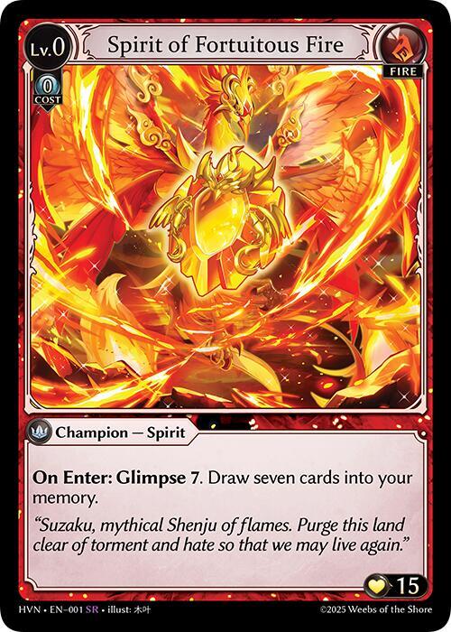 Spirit of Fortuitous Fire