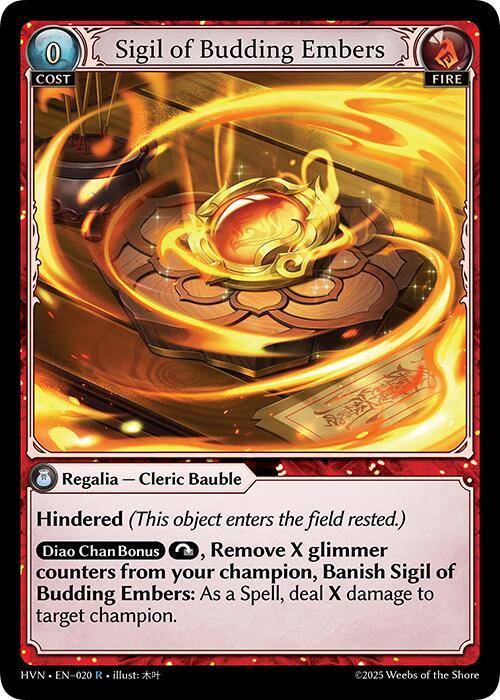Sigil of Budding Embers