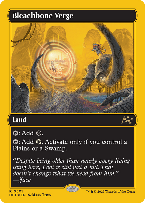 Bleachbone Verge (First-Place Foil) [Aetherdrift] - Magic: The Gathering