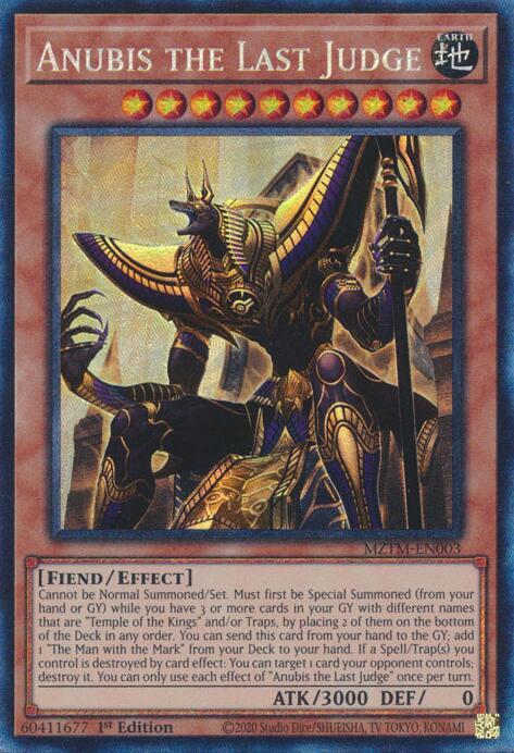 Anubis the Last Judge (CR) (MZTM-EN003) [Collector's Rare] - Yu-Gi-Oh!