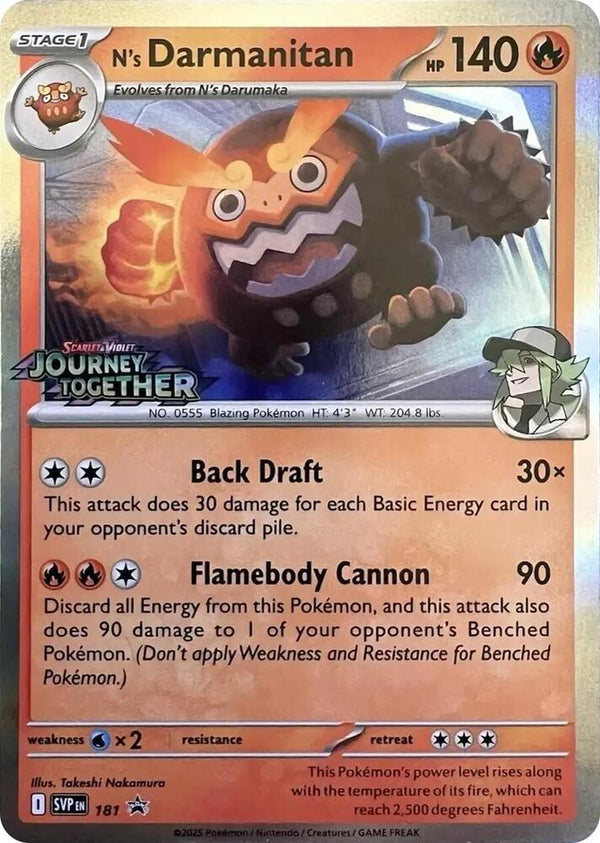 N's Darmanitan - 181 (Prerelease) - Pokémon