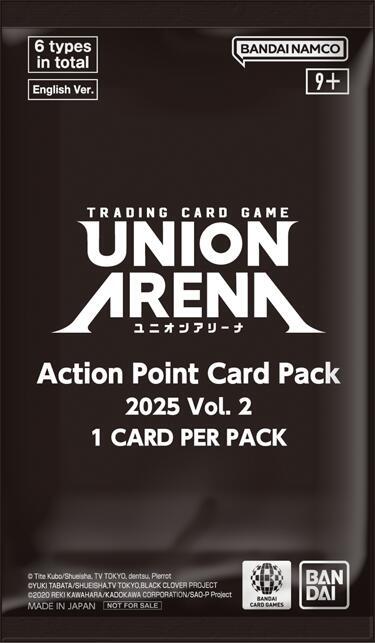 Union Arena Action Point Card Pack 2025 Vol. 2
