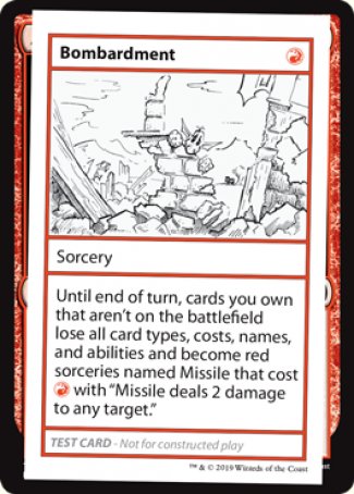 Bombardment (2021 Edition) [Mystery Booster Playtest Cards] - Magic: The Gathering