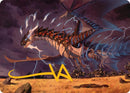 Neriv, Heart of the Storm Art Card (25/54) (Gold-Stamped Signature) [Tarkir: Dragonstorm Art Series]