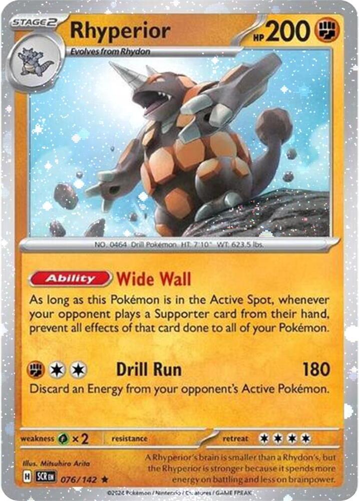 Rhyperior - 76/142 (Cosmos Holo)