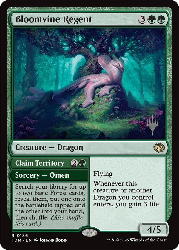 Bloomvine Regent (Promo Pack) [Tarkir: Dragonstorm Promos] - Magic: The Gathering