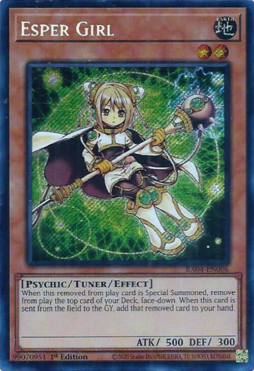 Esper Girl (Secret Rare) (RA04-EN006) - Yu-Gi-Oh!
