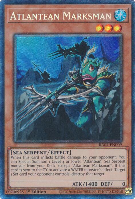 Atlantean Marksman (PCR) (RA04-EN009) [Prismatic Collector's Rare] - Yu-Gi-Oh!