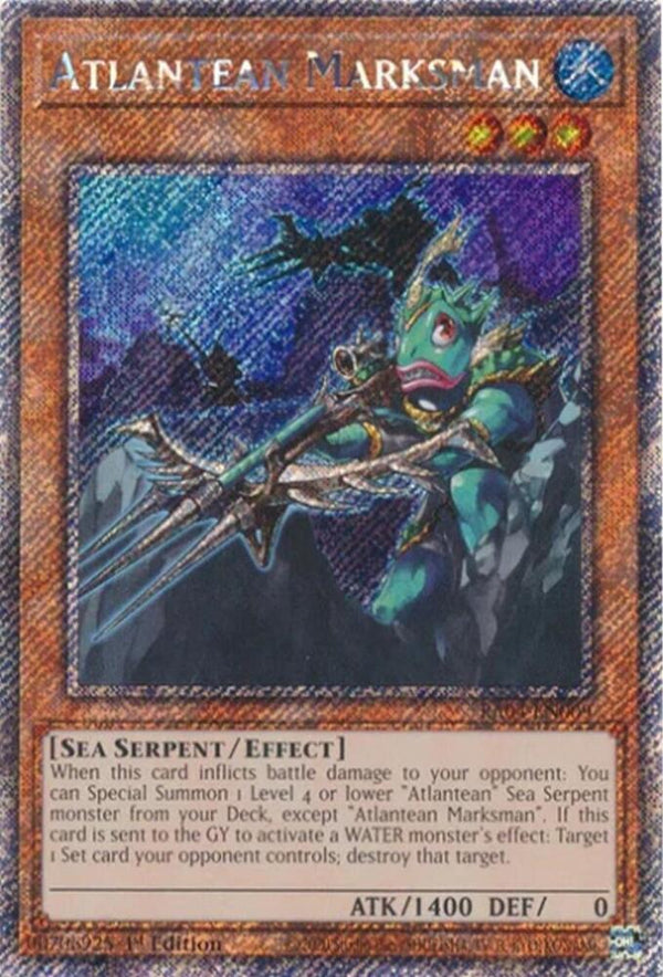 Atlantean Marksman (Platinum Secret Rare) (RA04-EN009) - Yu-Gi-Oh!