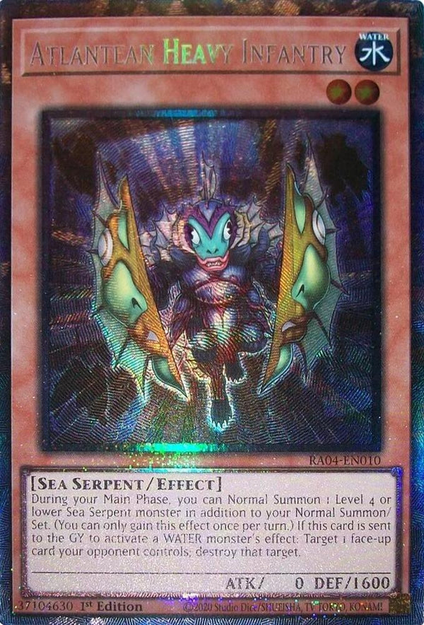 Atlantean Heavy Infantry (PCR) (RA04-EN010) [Prismatic Collector's Rare] - Yu-Gi-Oh!