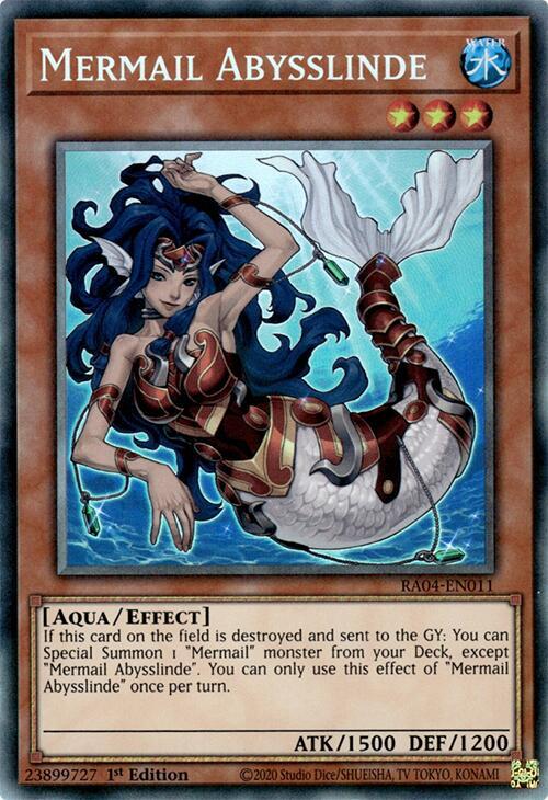 Mermail Abysslinde (PCR) (RA04-EN011) [Prismatic Collector's Rare] - Yu-Gi-Oh!