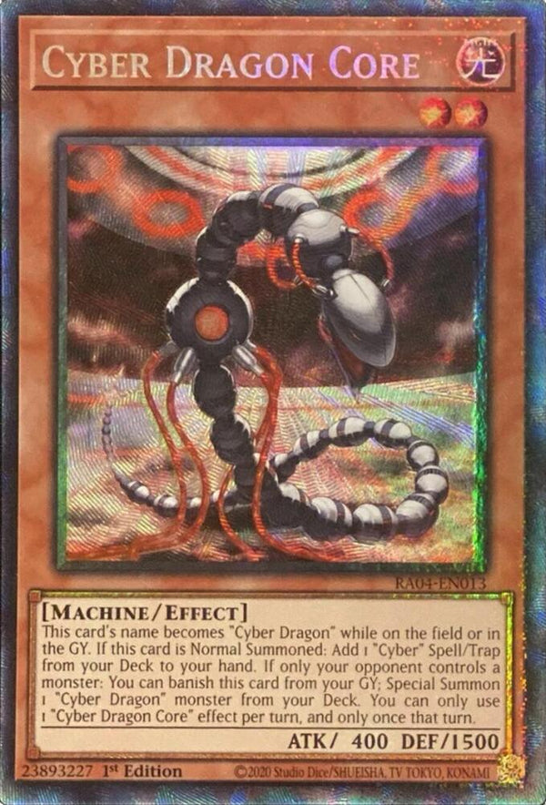 Cyber Dragon Core (PCR) (RA04-EN013) [Prismatic Collector's Rare] - Yu-Gi-Oh!