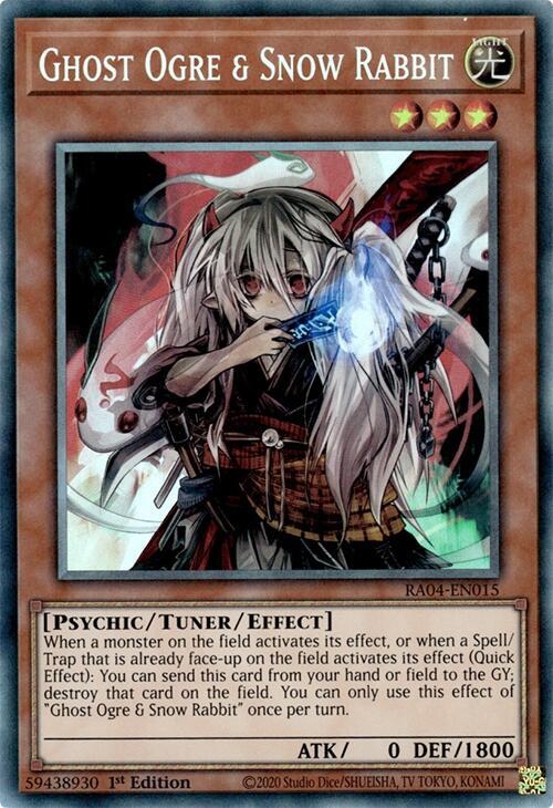 Ghost Ogre & Snow Rabbit (PCR) (RA04-EN015) [Prismatic Collector's Rare] - Yu-Gi-Oh!