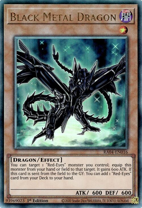 Black Metal Dragon (PUR) (RA04-EN016) [Prismatic Ultimate Rare] - Yu-Gi-Oh!