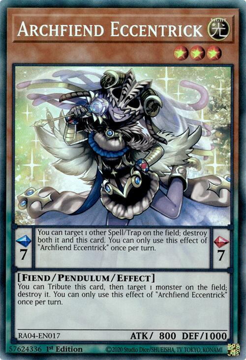 Archfiend Eccentrick (PCR) (RA04-EN017) [Prismatic Collector's Rare] - Yu-Gi-Oh!