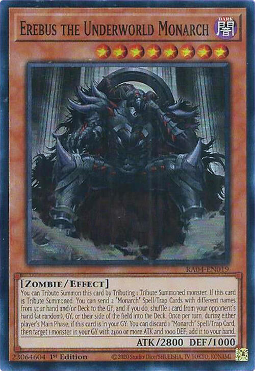 Erebus the Underworld Monarch (RA04-EN019) [Super Rare] - Yu-Gi-Oh!