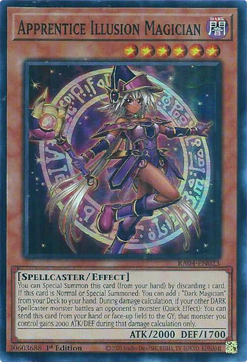 Apprentice Illusion Magician (RA04-EN023) [Super Rare] - Yu-Gi-Oh!