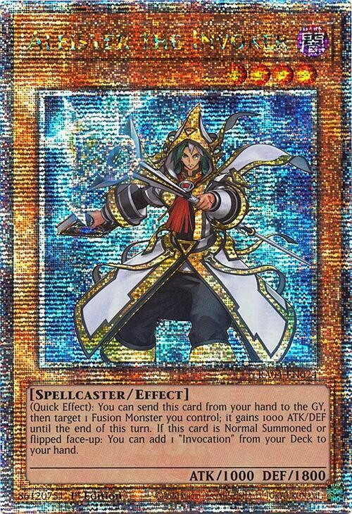 Aleister the Invoker (Alternate Art) (Quarter Century Secret Rare)