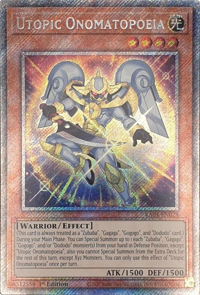 Utopic Onomatopoeia (Platinum Secret Rare)