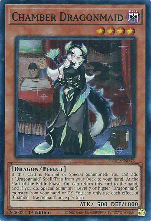 Chamber Dragonmaid (RA04-EN032) [Super Rare] - Yu-Gi-Oh!