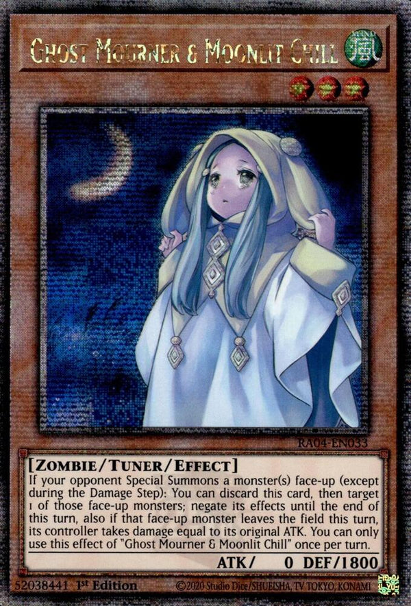 Ghost Mourner & Moonlit Chill (Quarter Century Secret Rare) (RA04-EN033) - Yu-Gi-Oh!