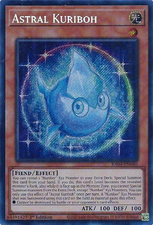 Astral Kuriboh (Secret Rare) (RA04-EN040) - Yu-Gi-Oh!