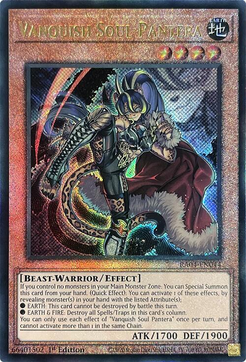 Vanquish Soul Pantera (PUR) (RA04-EN044) [Prismatic Ultimate Rare] - Yu-Gi-Oh!