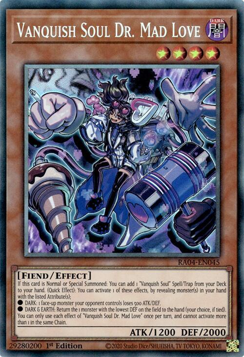 Vanquish Soul Dr. Mad Love (PCR) (RA04-EN045) [Prismatic Collector's Rare] - Yu-Gi-Oh!