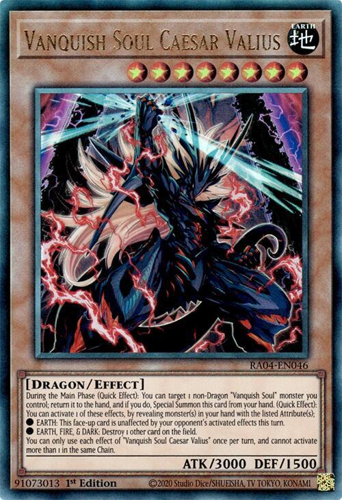 Vanquish Soul Caesar Valius (PUR) (RA04-EN046) [Prismatic Ultimate Rare] - Yu-Gi-Oh!