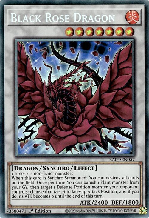Black Rose Dragon (PCR) (RA04-EN057) [Prismatic Collector's Rare] - Yu-Gi-Oh!