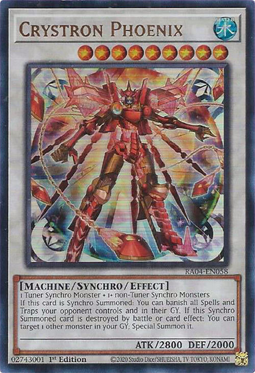 Crystron Phoenix (UR) (RA04-EN058) [Ultra Rare] - Yu-Gi-Oh!
