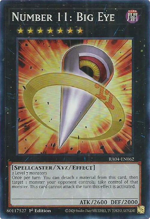 Number 11: Big Eye (RA04-EN062) [Super Rare] - Yu-Gi-Oh!