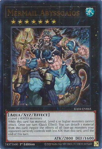 Mermail Abyssgaios [RA04-EN065] Ultra Rare