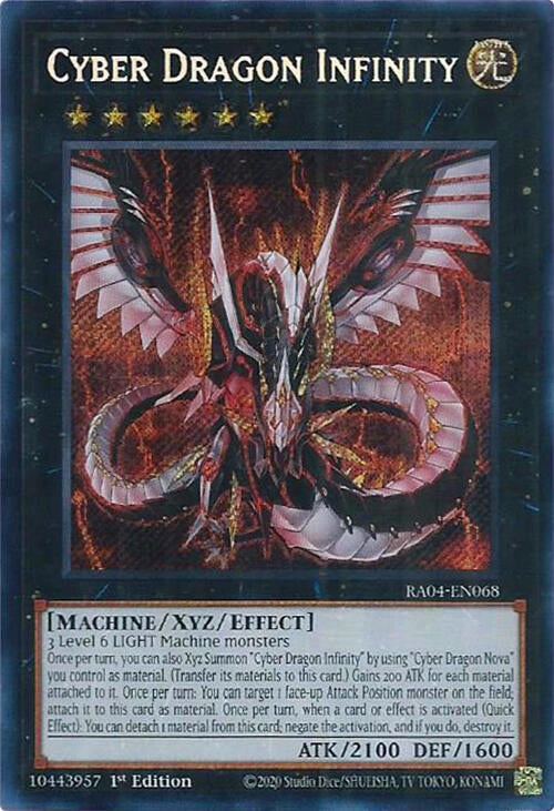 Cyber Dragon Infinity (Secret Rare) (RA04-EN068) - Yu-Gi-Oh!