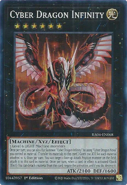 Cyber Dragon Infinity (RA04-EN068) [Super Rare] - Yu-Gi-Oh!