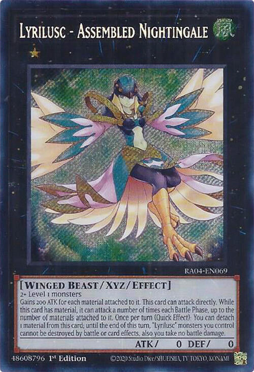 Lyrilusc - Assembled Nightingale (Secret Rare) (RA04-EN069) - Yu-Gi-Oh!