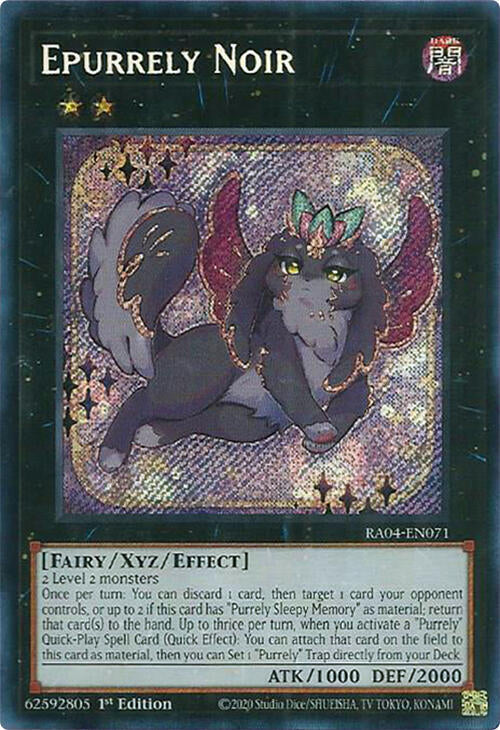 Epurrely Noir (Secret Rare) (RA04-EN071) - Yu-Gi-Oh!