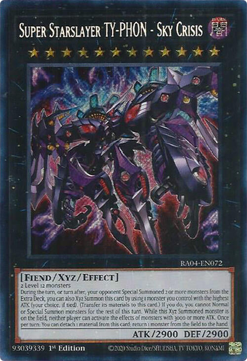 Super Starslayer TY-PHON - Sky Crisis (Secret Rare)