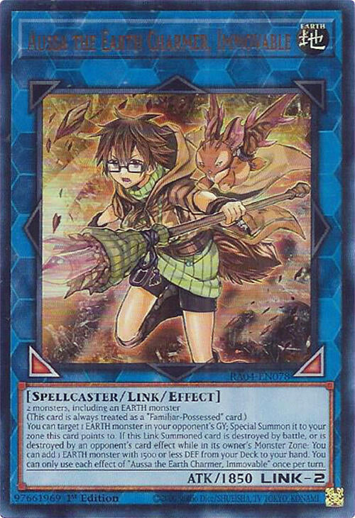 Aussa the Earth Charmer, Immovable (UR) (RA04-EN078) [Ultra Rare] - Yu-Gi-Oh!