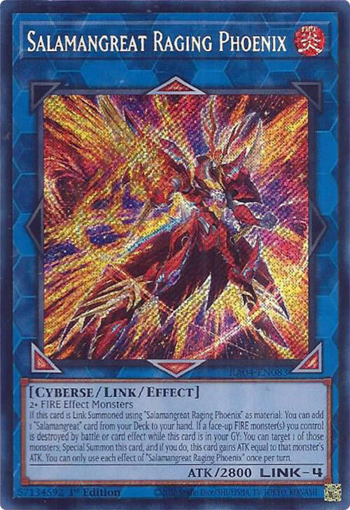 Salamangreat Raging Phoenix (Secret Rare) (RA04-EN083) - Yu-Gi-Oh!