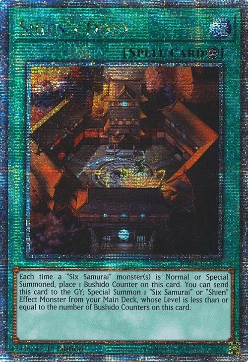 Shien's Dojo (Quarter Century Secret Rare) (RA04-EN088) - Yu-Gi-Oh!